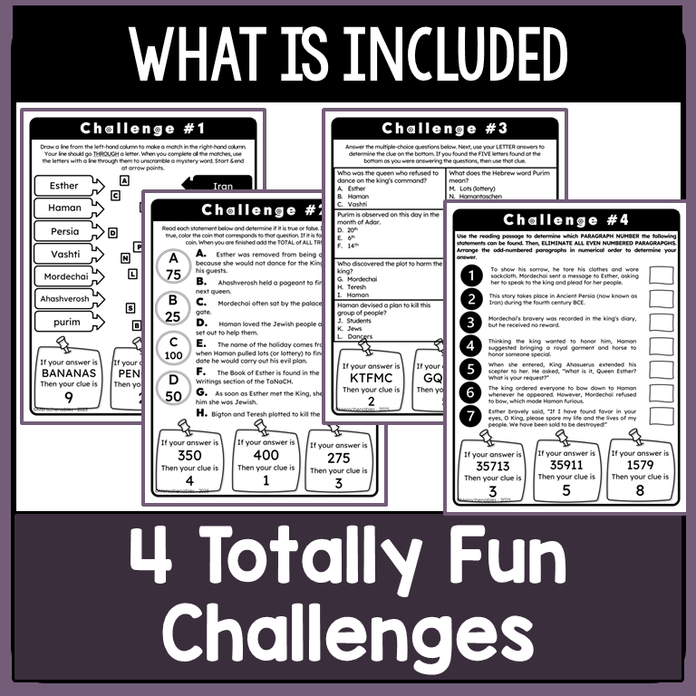 Purim Escape Room: A Close Reading Challenge - 2