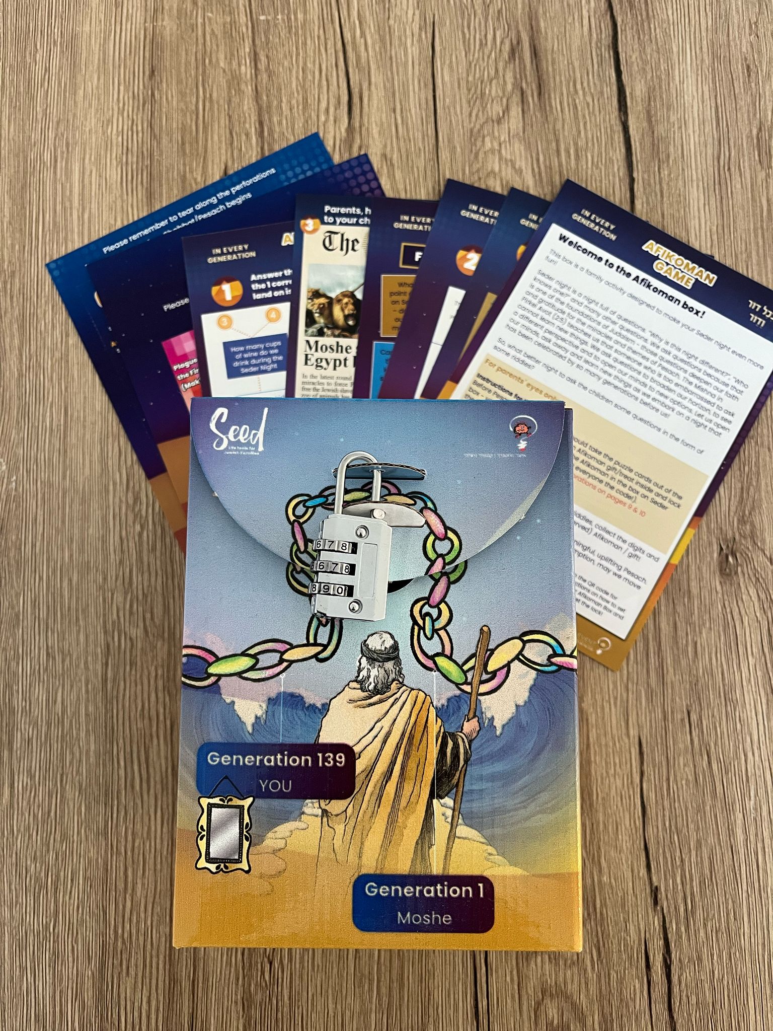 Afikoman Box - The Ultimate Seder Night family experience! - 2