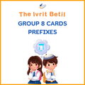 Teaching Hebrew with cards - Prefixes (Group 8) - 1