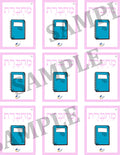Teaching Hebrew with cards - School supplies (Group 19) - 4