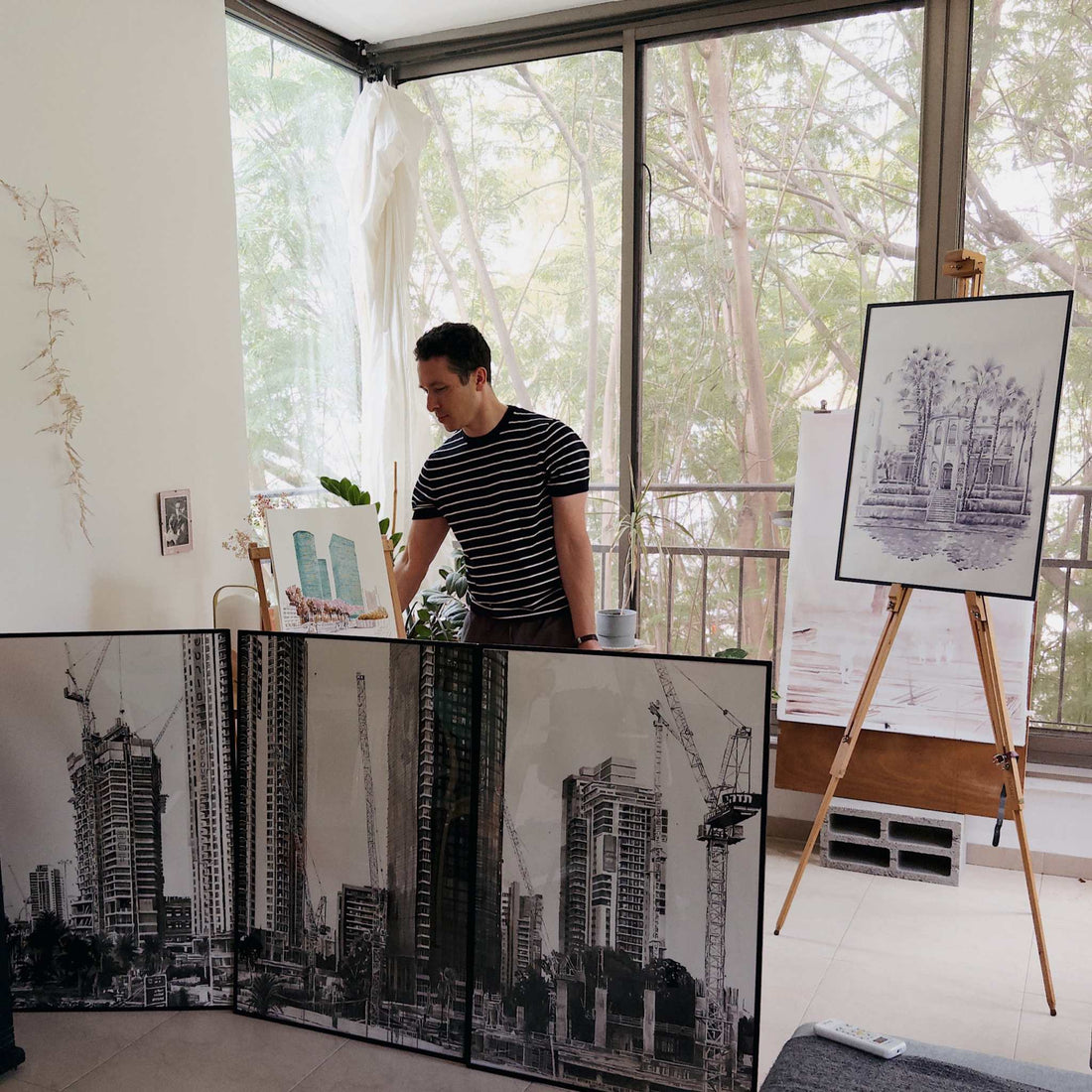 Shalom Meir Tower Framed TLV Print | Vitsky