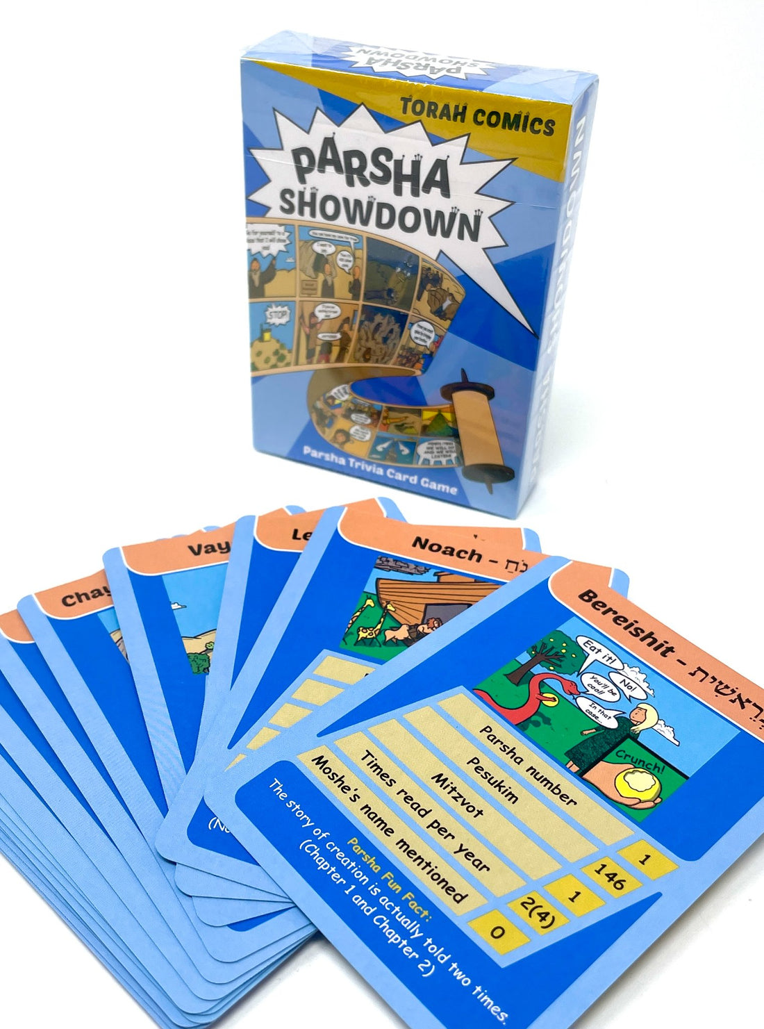 PARSHA SHOWDOWN CARD GAME