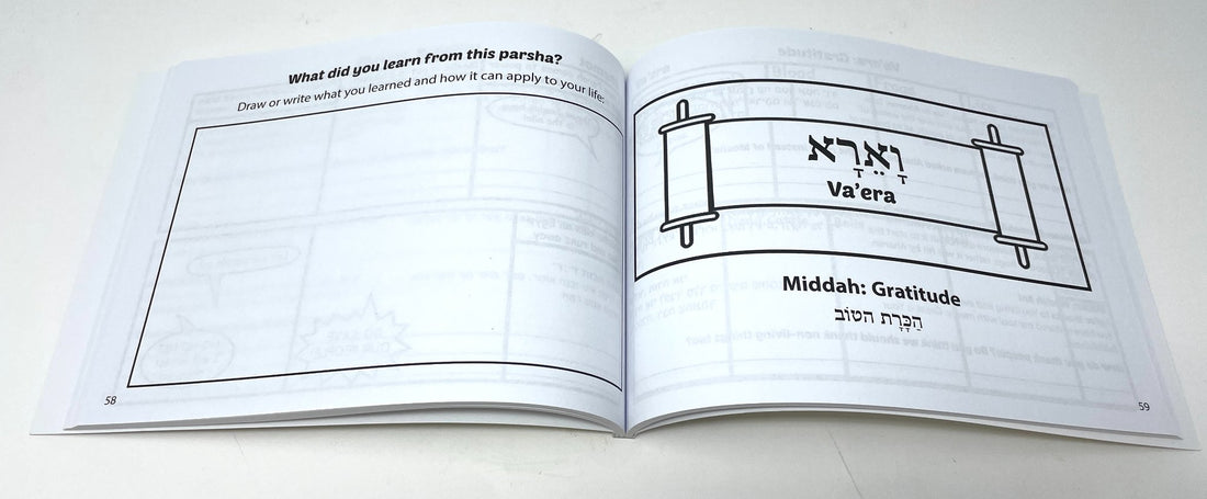 Torah Cartooning and Middot Workbook